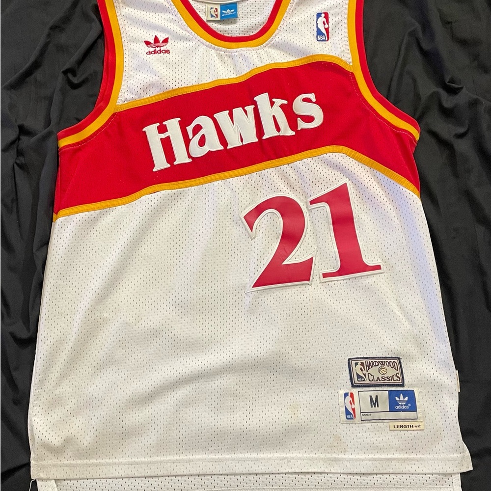 Adidas Atlanta Hawks Dominique Wilkins Jersey Sz M